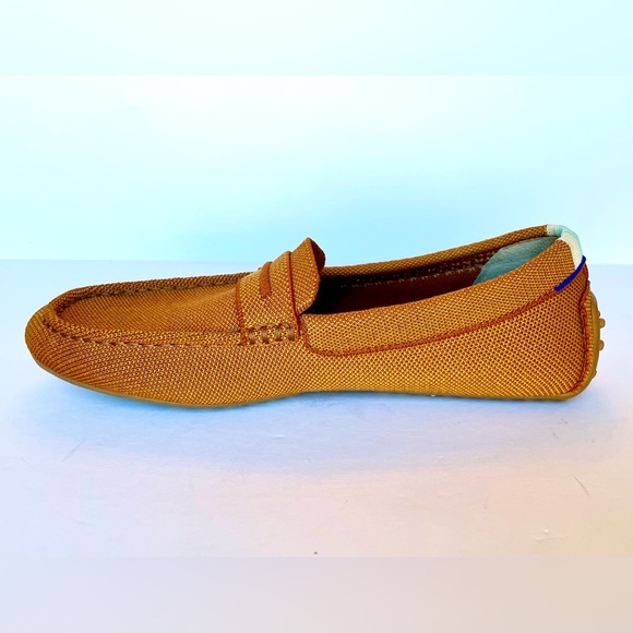 Rothy’s The Driver Loafer Cognac Brown Slip-On Flats 9.5 Excellent - Picture 6 of 12
